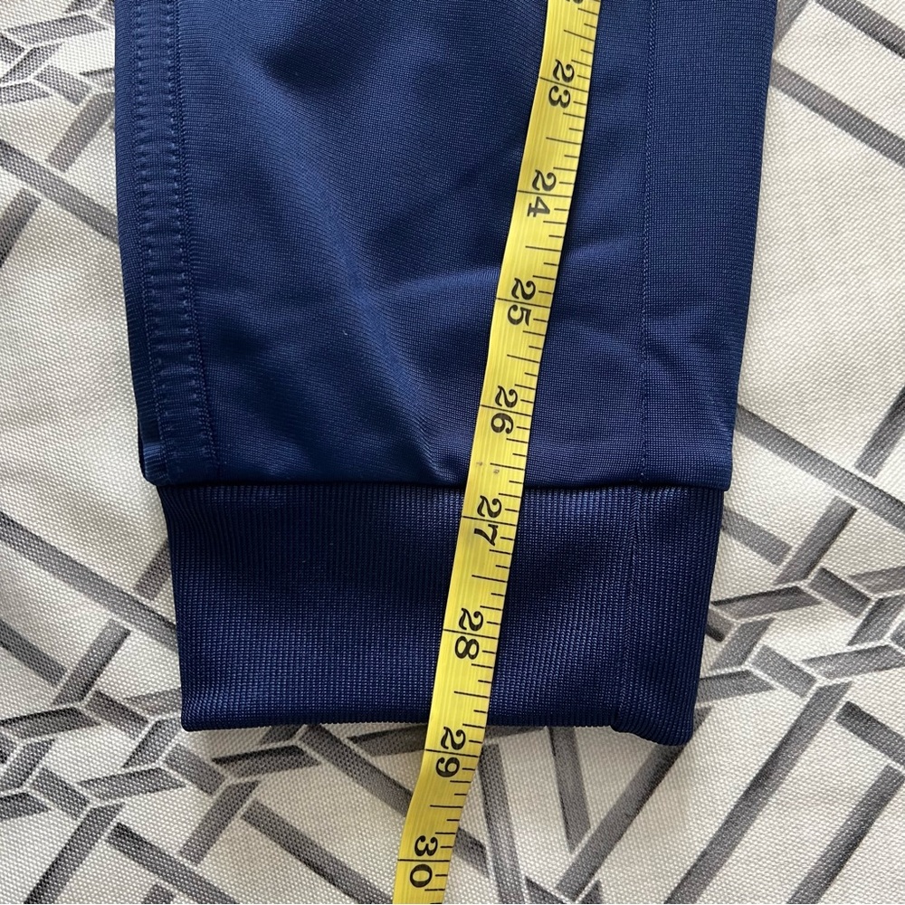 NWOT ADIDAS Youth SST Track Pants, Jogger Navy with Green Logo Size YL - Picture 5 of 11